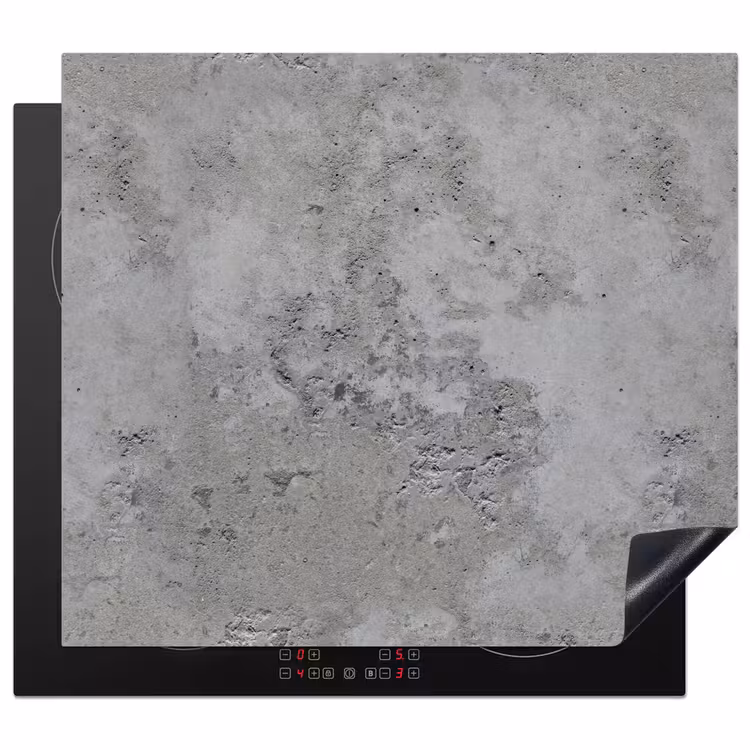 Inductie beschermer - Patroon - Grijs - Oud - Beton — 1