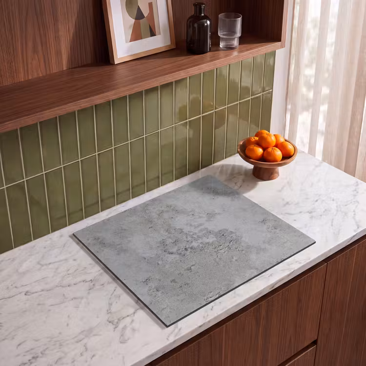 Inductie beschermer - Patroon - Grijs - Oud - Beton — 4