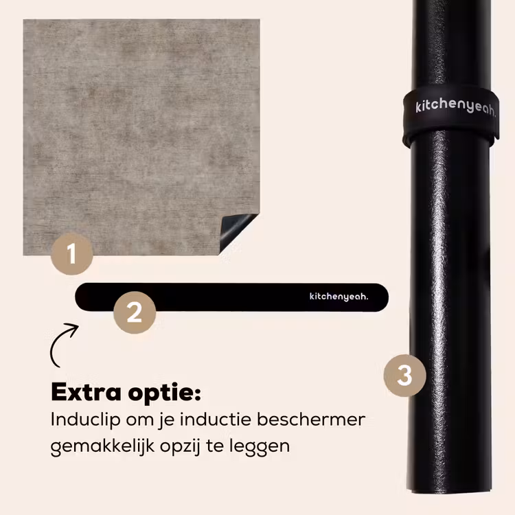 Inductie beschermer - Retro - Beton - Patroon — 8