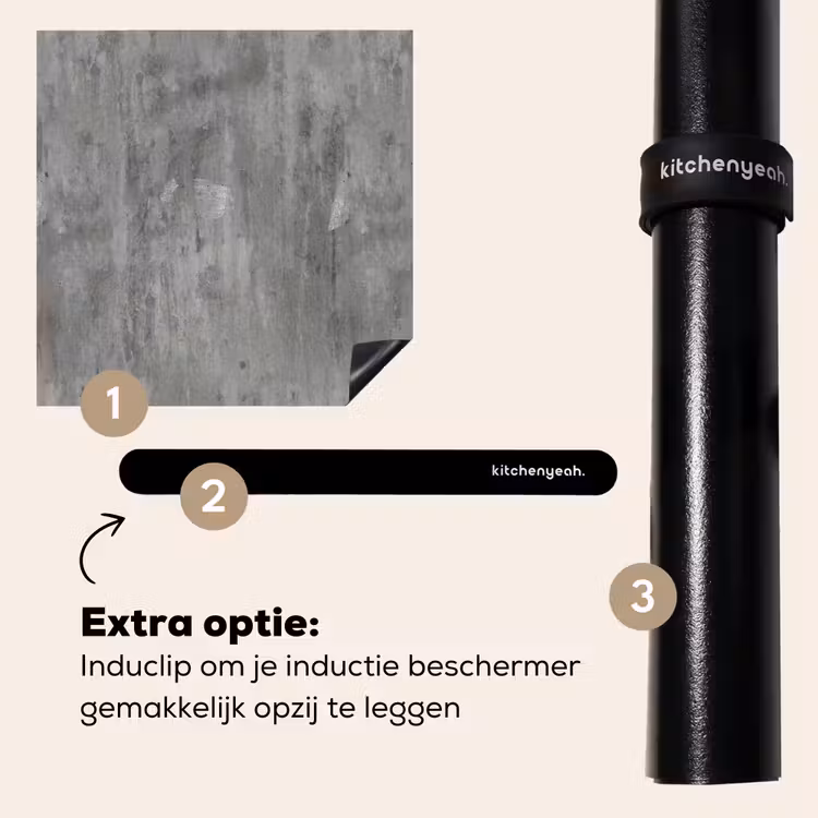 Inductie beschermer - Roest - Beton - Patroon — 8