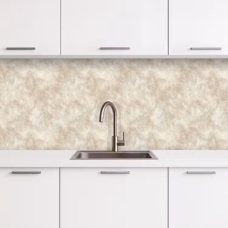 Keuken achterwand - Beige - Reliëfstructuur - Natuursteen — 4
