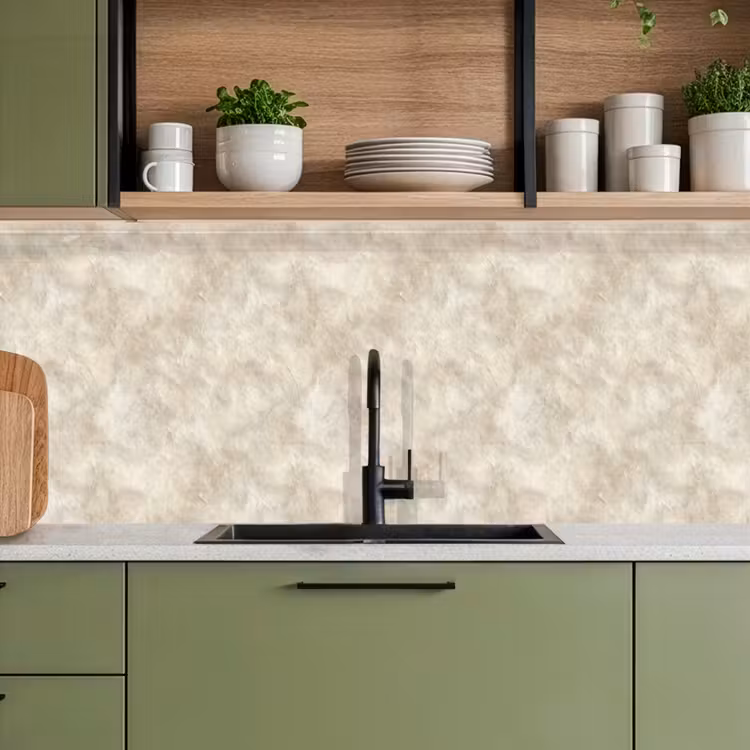 Keuken achterwand - Beige - Reliëfstructuur - Natuursteen — 7