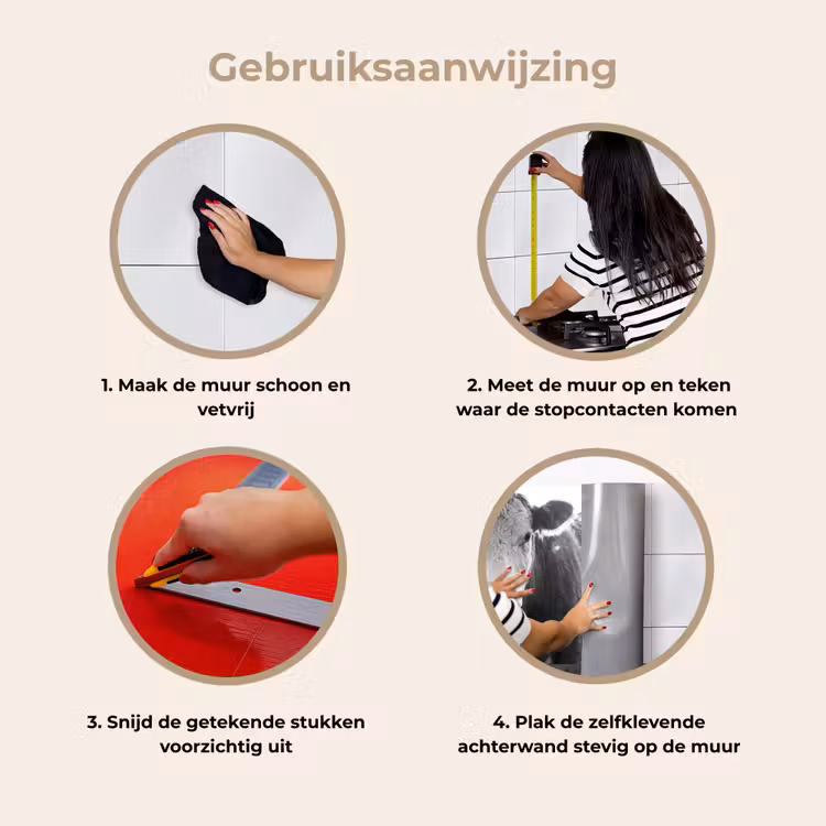 Keuken achterwand - Koeien - Zwart - Wit — 8