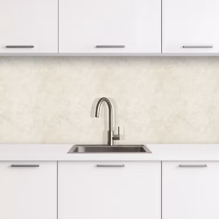 Keuken achterwand - Crème - Egaal - Beton — 4