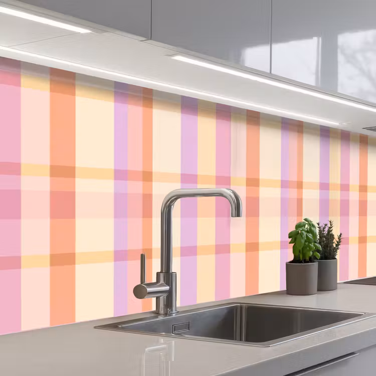 Keuken achterwand - Pastel - uitpatroon - Geometrisch — 2