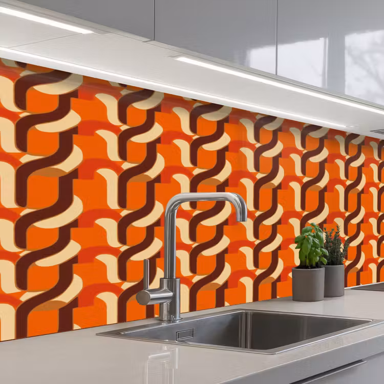 Keuken achterwand - Retro - Modern - Kleurrijk — 2
