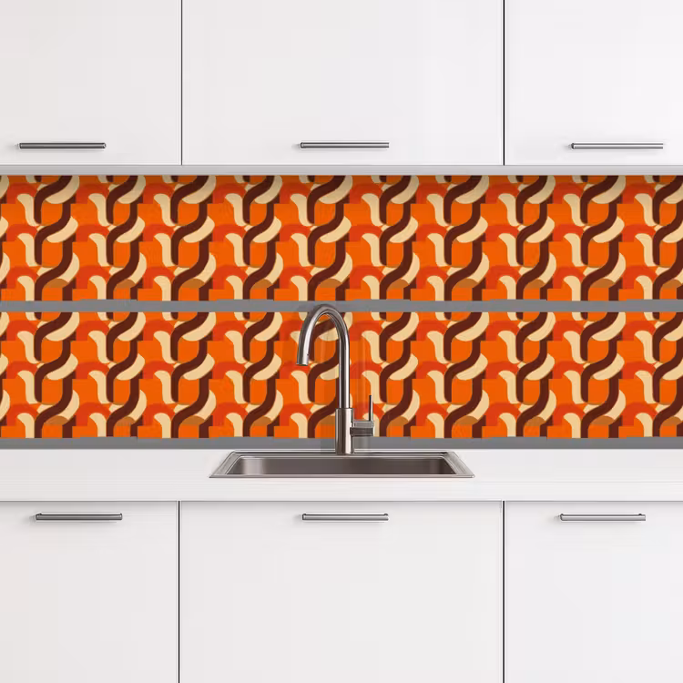 Keuken achterwand - Retro - Modern - Kleurrijk — 4