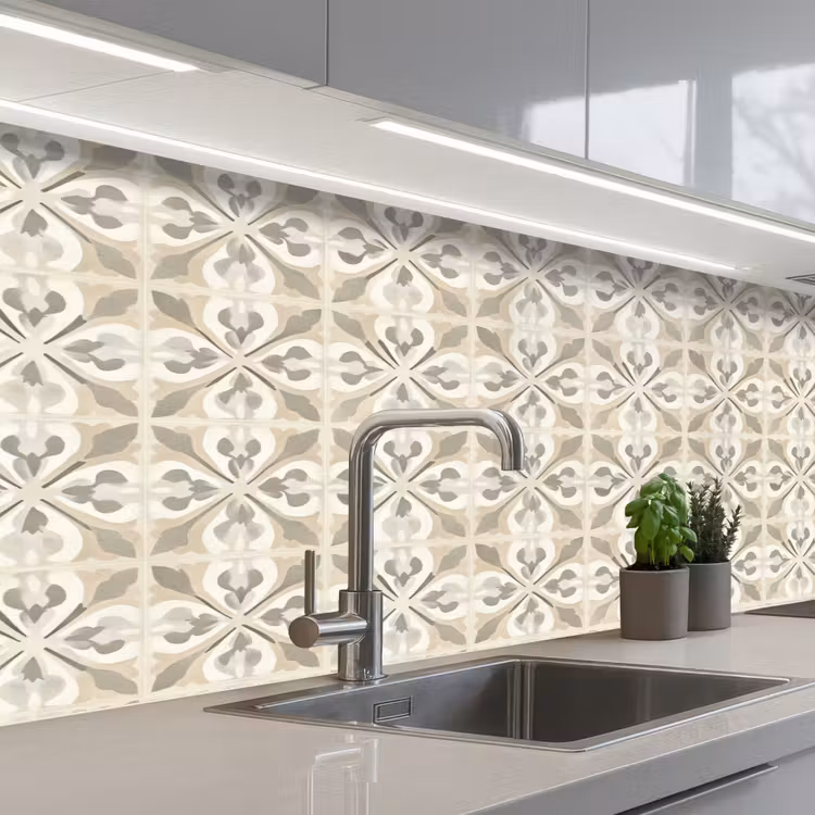 Keuken achterwand - Tegel - Motief - Beige — 2