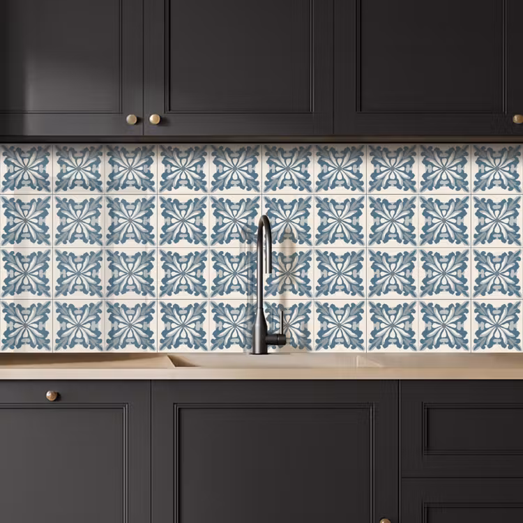Keuken achterwand - Dessin - Tegel - Blauw — 6