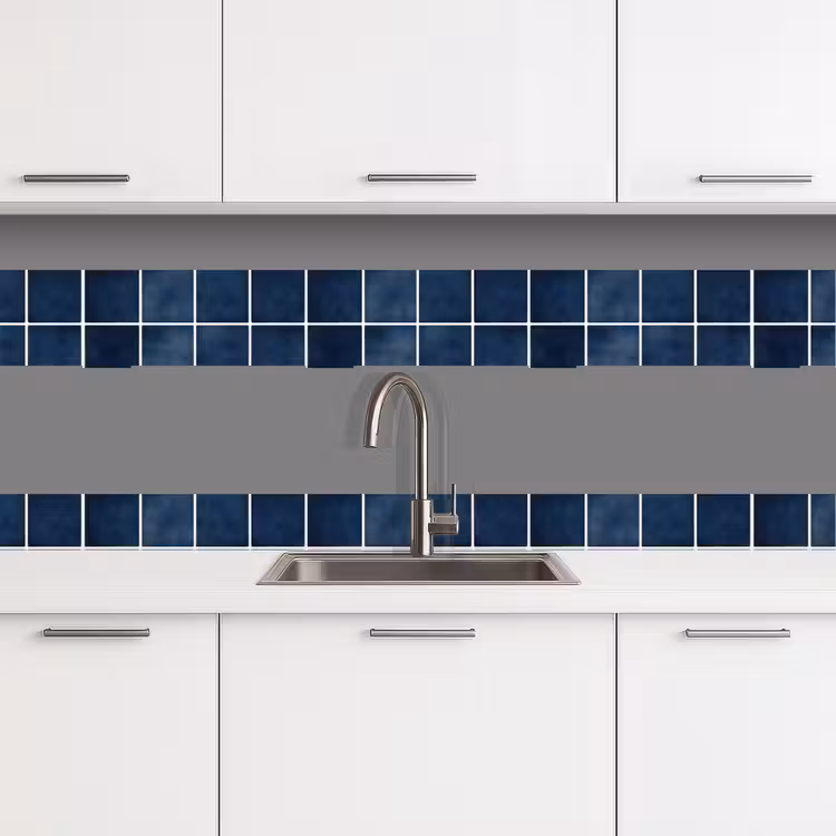 Keuken achterwand - Tegel - Modern - Blauw — 4