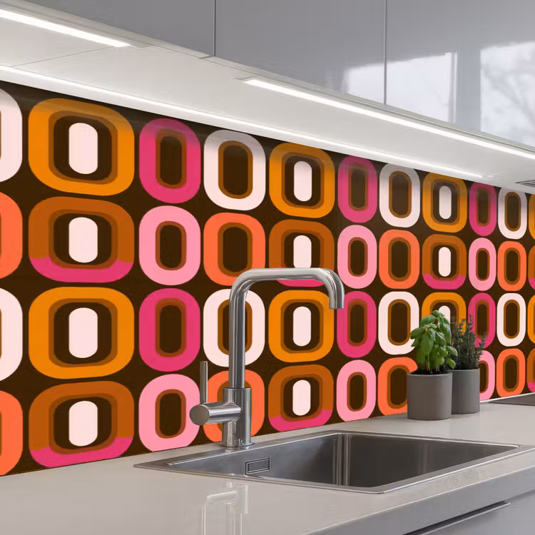 Keuken achterwand - Modern - Retro - Kleurrijk — 2