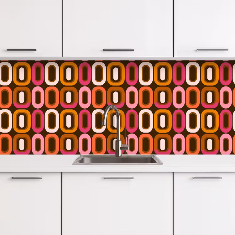 Keuken achterwand - Modern - Retro - Kleurrijk — 4