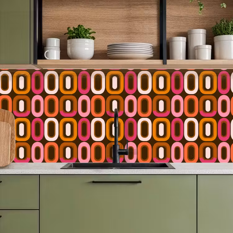 Keuken achterwand - Modern - Retro - Kleurrijk — 7