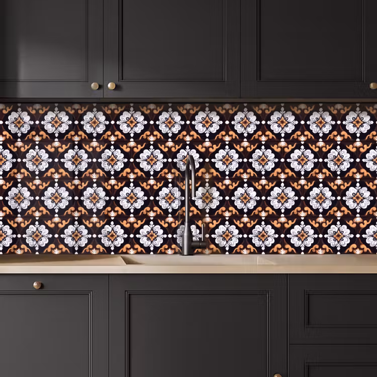 Keuken achterwand - traditioneel - Element - Kleurrijk — 6