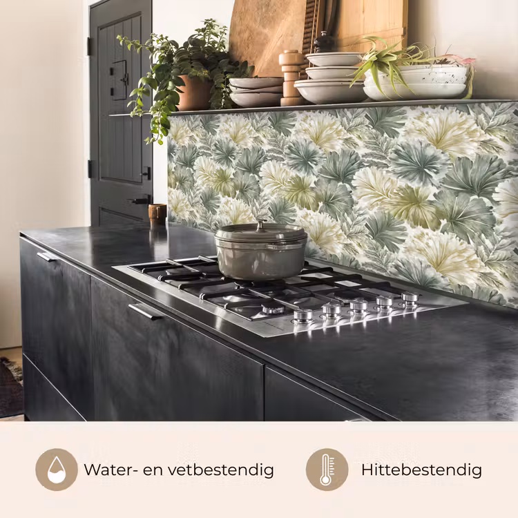 Keuken achterwand - Bladeren - Botanisch - Groen — 5