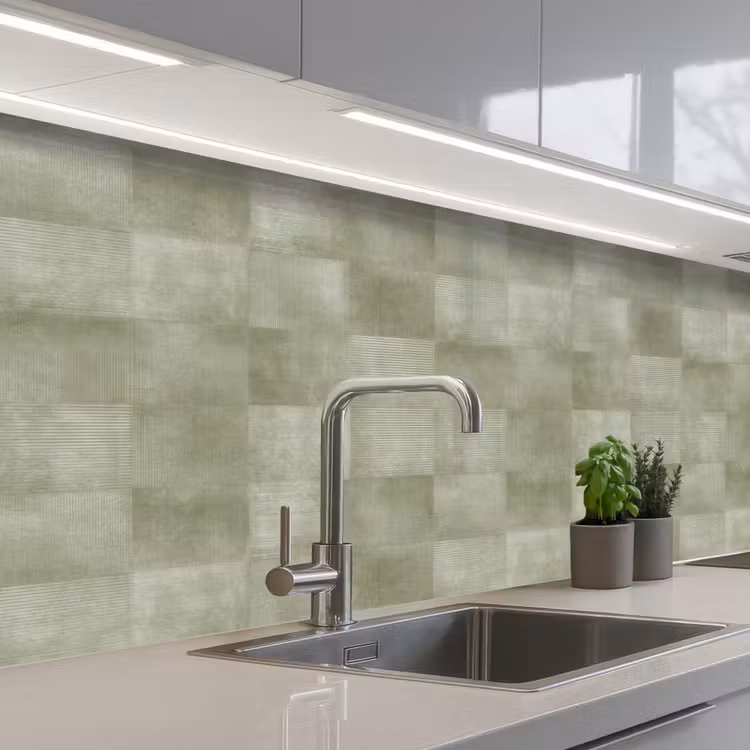 Keuken achterwand - Vlakken - Rustiek - Groen — 2