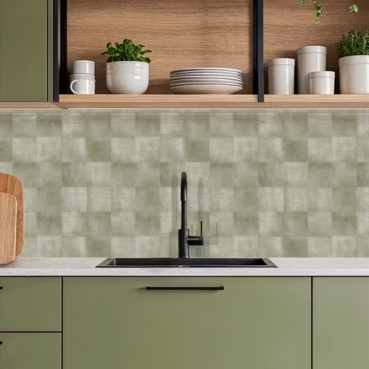 Keuken achterwand - Vlakken - Rustiek - Groen — 7