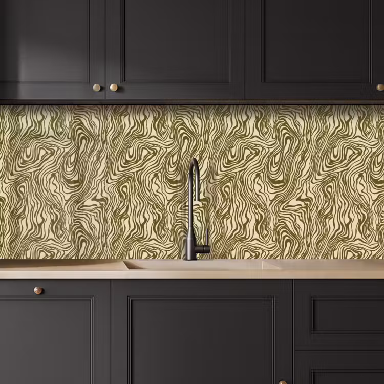 Keuken achterwand - Abstract - Marmer - Groen — 6