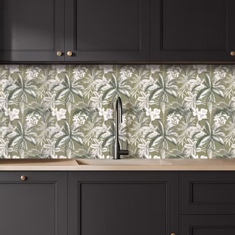 Keuken achterwand - Botanisch - Bloemen - Groen — 6