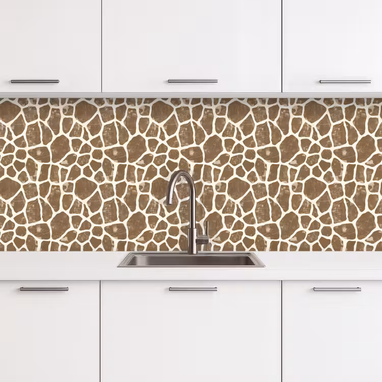 Keuken achterwand - Giraf - Klassiek - Bruin — 4
