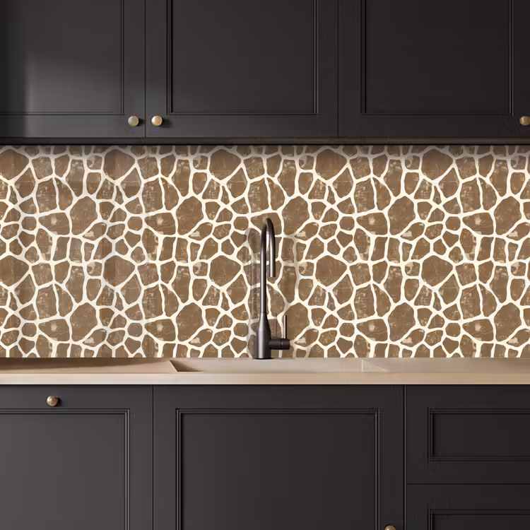Keuken achterwand - Giraf - Klassiek - Bruin — 6