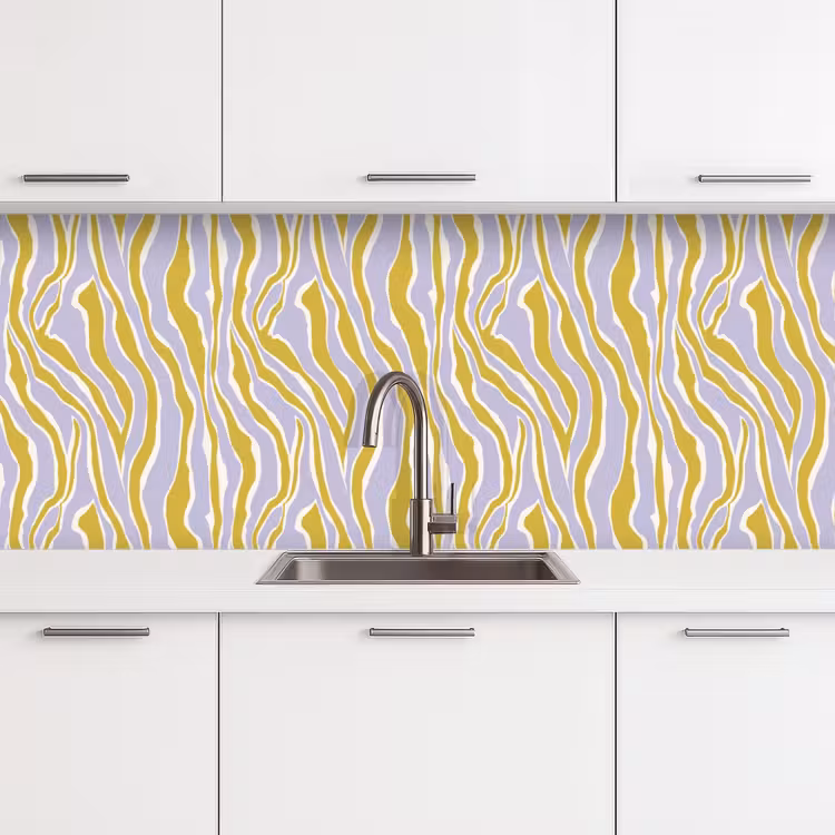 Keuken achterwand - Zebra - Modern - Meerkleurig — 4