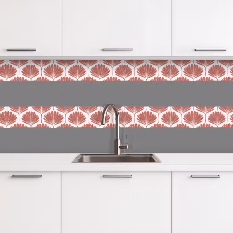 Keuken achterwand - Waaier - Motief - Terra — 4
