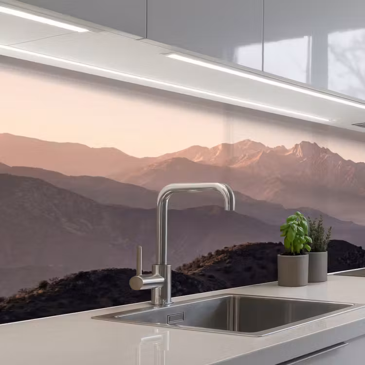 Keuken achterwand - Panorama - Landschap - Bergen — 2