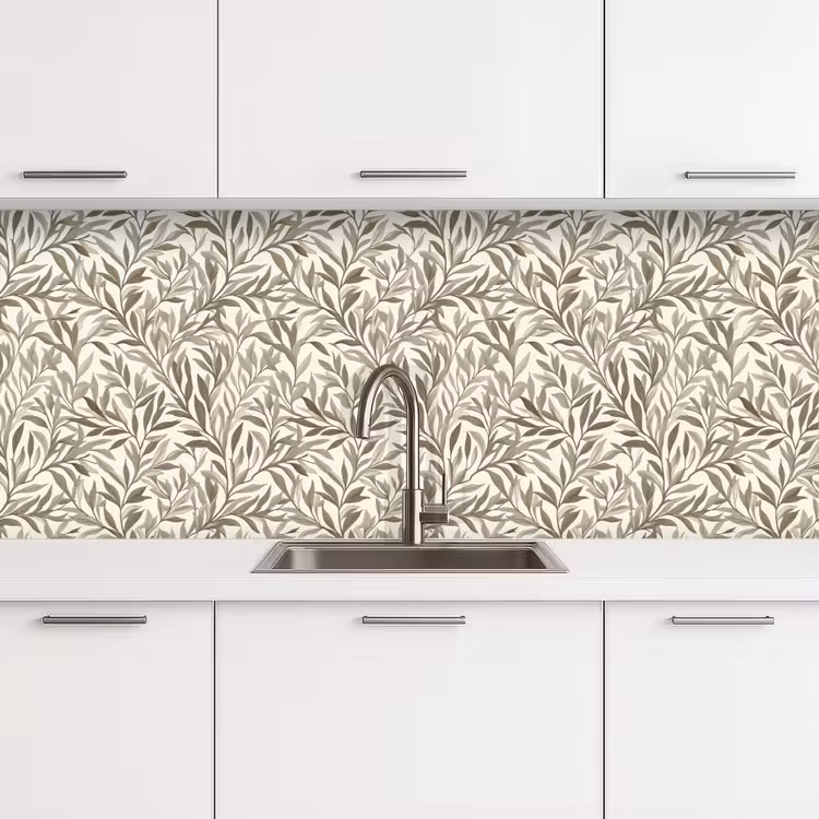 Keuken achterwand - Takken - Botanisch - Taupe — 4
