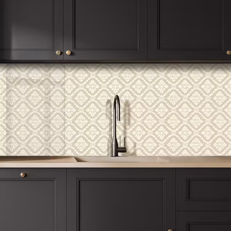 Keuken achterwand - Floraal - Ornament - Beige — 6