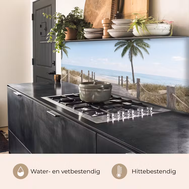 Keuken achterwand - Palmbomen - Pad - Horizon — 5