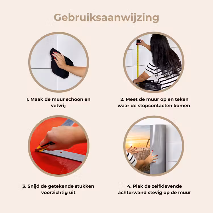 Keuken achterwand - Zonsondergang - Duinen - Zee — 8