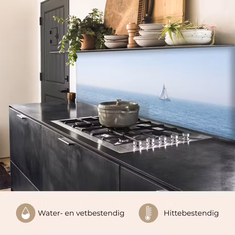 Keuken achterwand - Horizon - Zeilboot - Zee — 5