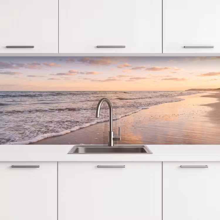 Keuken achterwand - Strand - Branding - Wolken — 4
