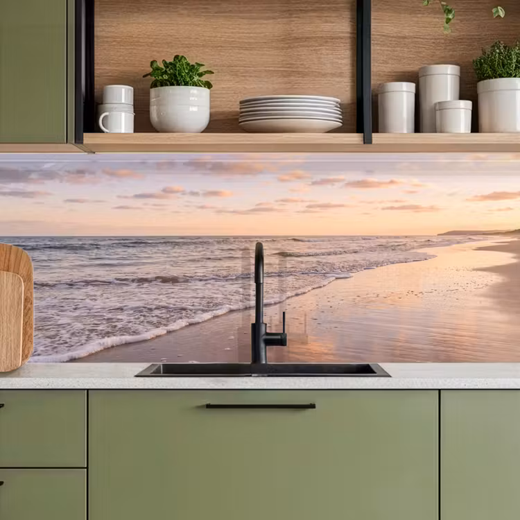 Keuken achterwand - Strand - Branding - Wolken — 7