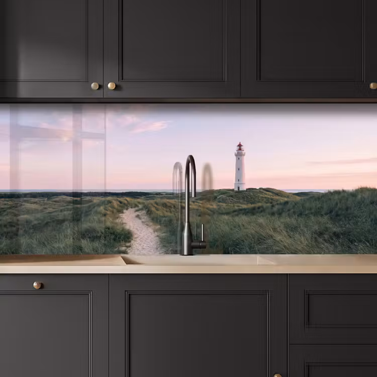 Keuken achterwand - Vuurtoren - Duinlandschap - Zee — 6