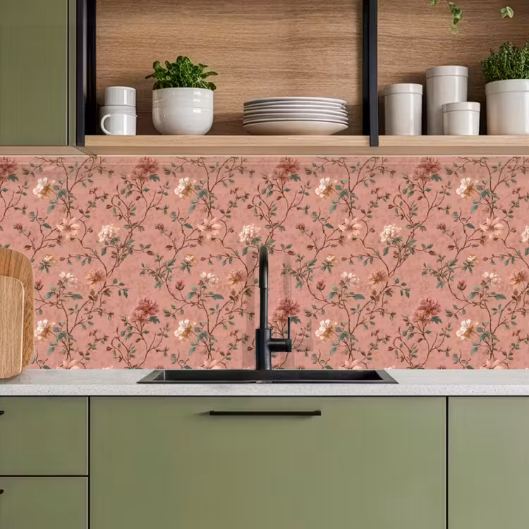 Keuken achterwand - Botanisch - Bloemen - Roze — 7