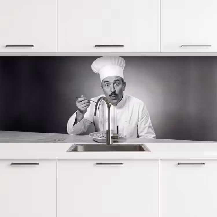 Keuken achterwand - Chef - Spaghetti - Pasta — 4