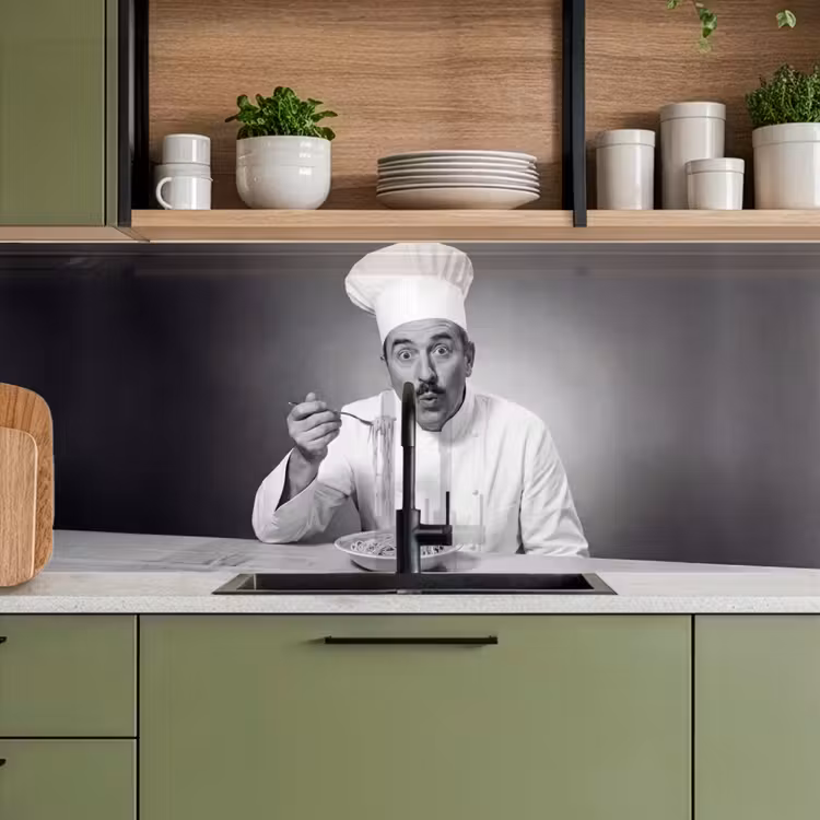 Keuken achterwand - Chef - Spaghetti - Pasta — 7