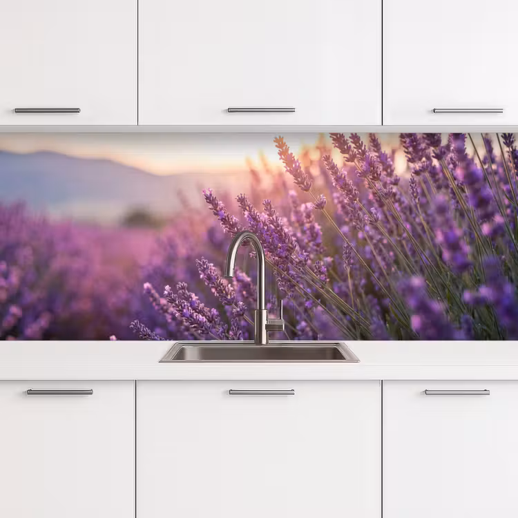 Keuken achterwand - Lavendel - Paars - Zonlicht — 4