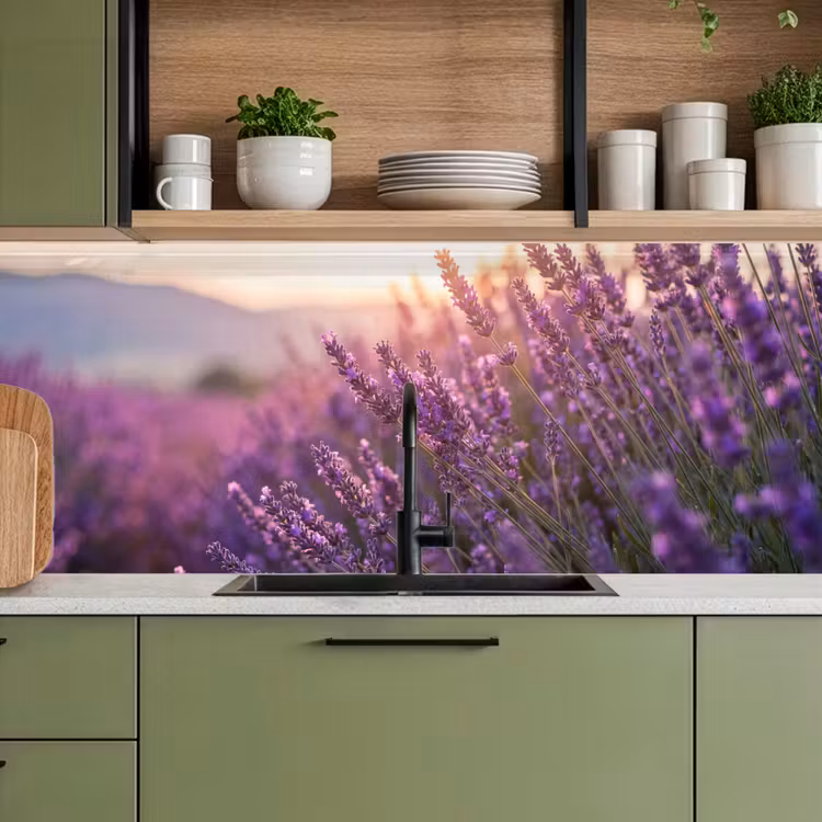 Keuken achterwand - Lavendel - Paars - Zonlicht — 7