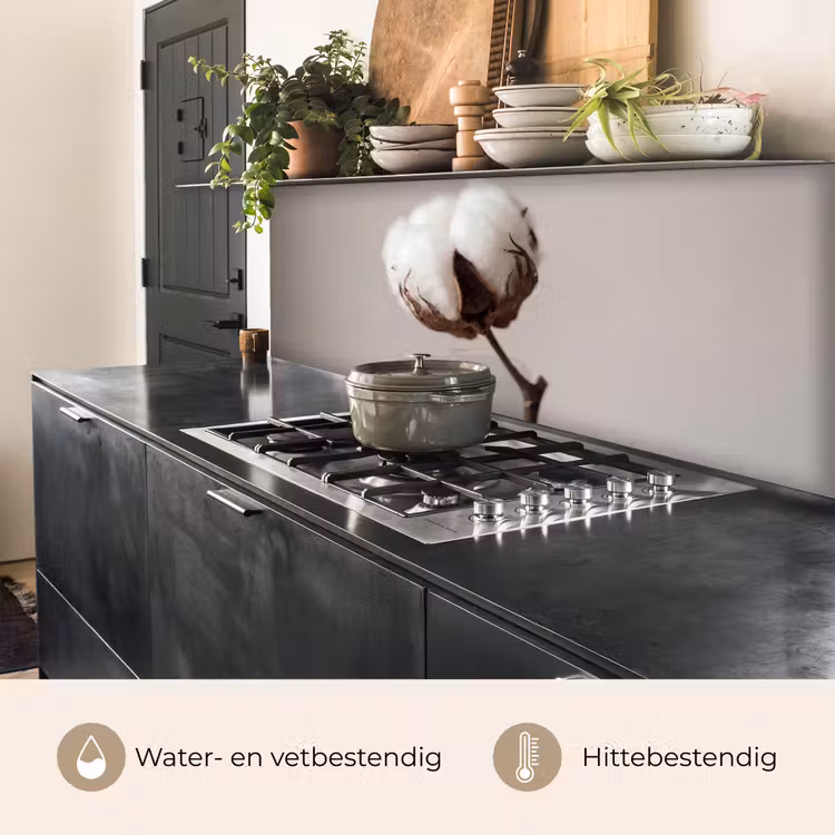 Keuken achterwand - Katoenbol - Minimalistisch - Wit — 5