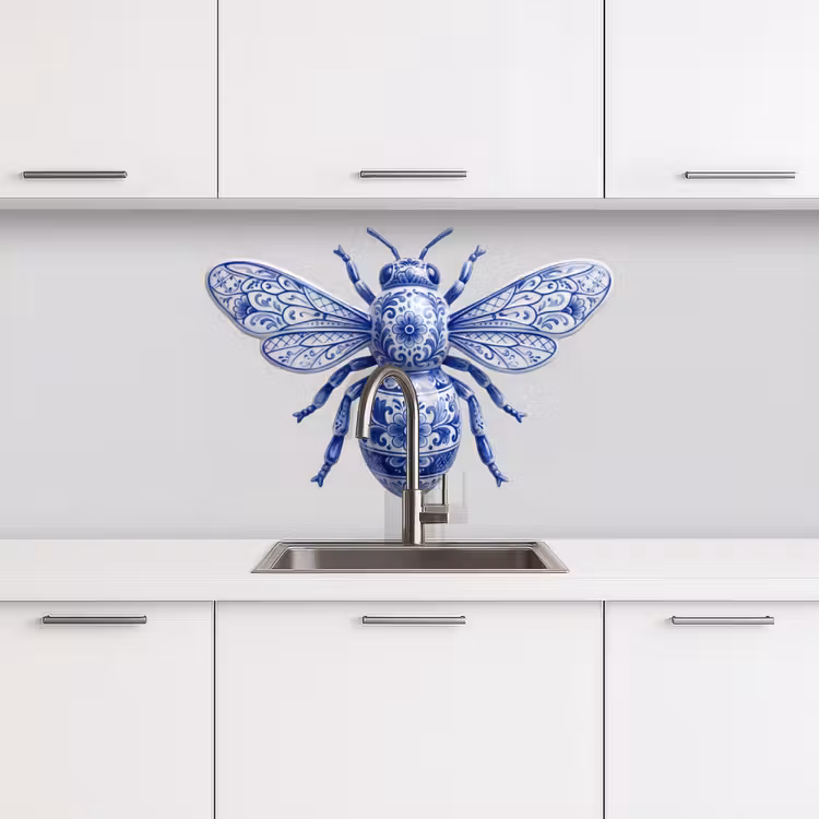 Keuken achterwand - Bij - Modern - Delfts - Blauw — 4