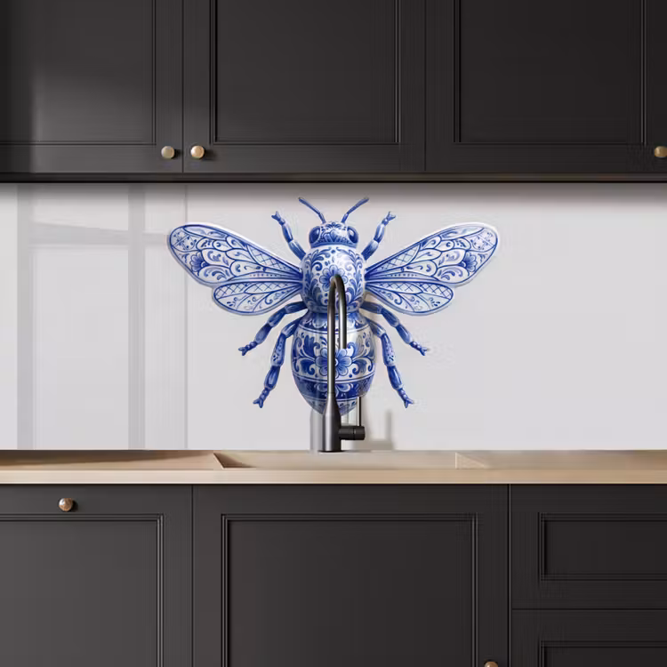 Keuken achterwand - Bij - Modern - Delfts - Blauw — 6