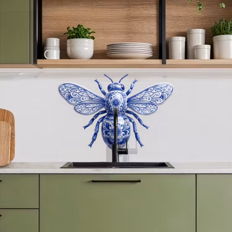 Keuken achterwand - Bij - Modern - Delfts - Blauw — 7