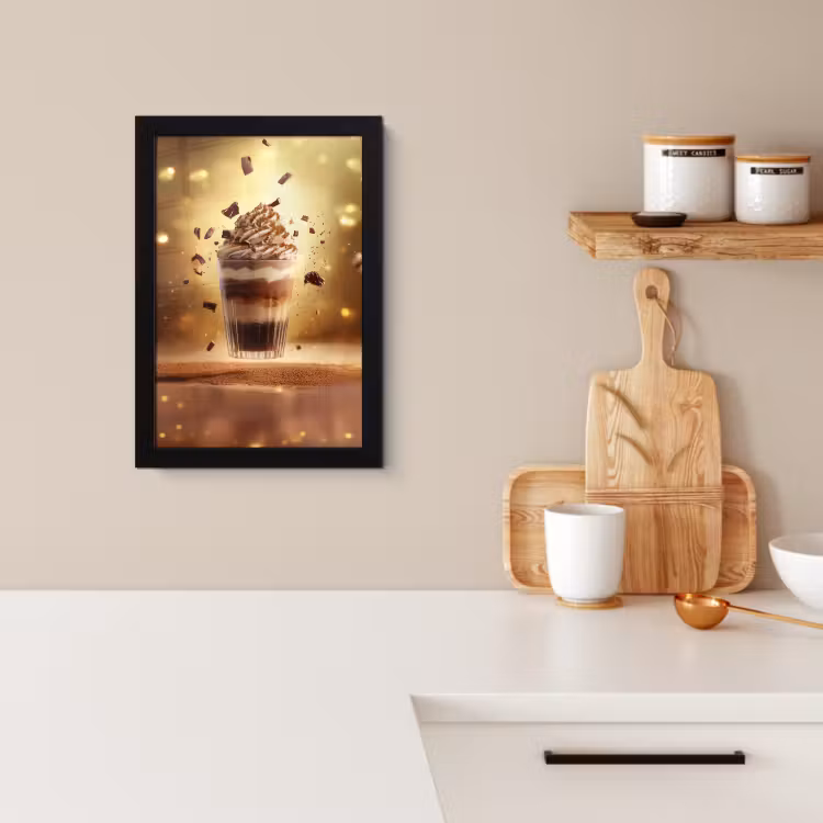 Poster met lijst - Dessert - Chocolade - Zoet - Eten — 2