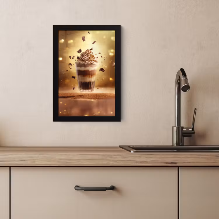 Poster met lijst - Dessert - Chocolade - Zoet - Eten — 4