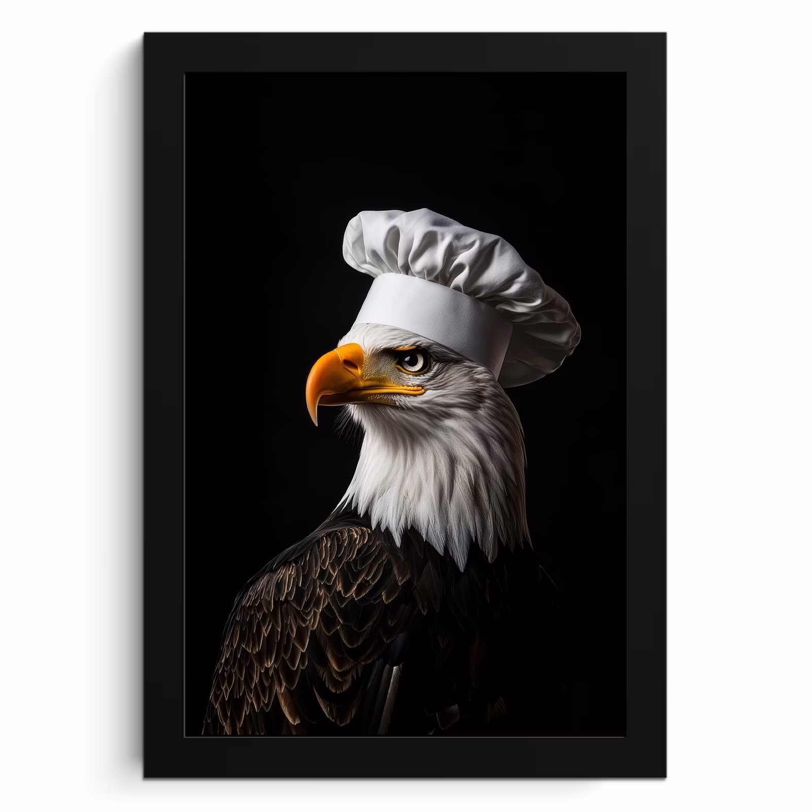 Poster met lijst - Arend -Amerika - Koksmuts - Vogel - Stoer — 1