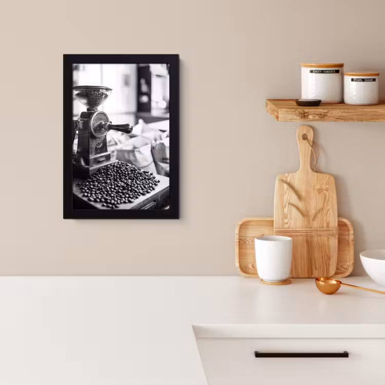 Poster met lijst - Koffiemolen - Gemalen - Vintage — 2