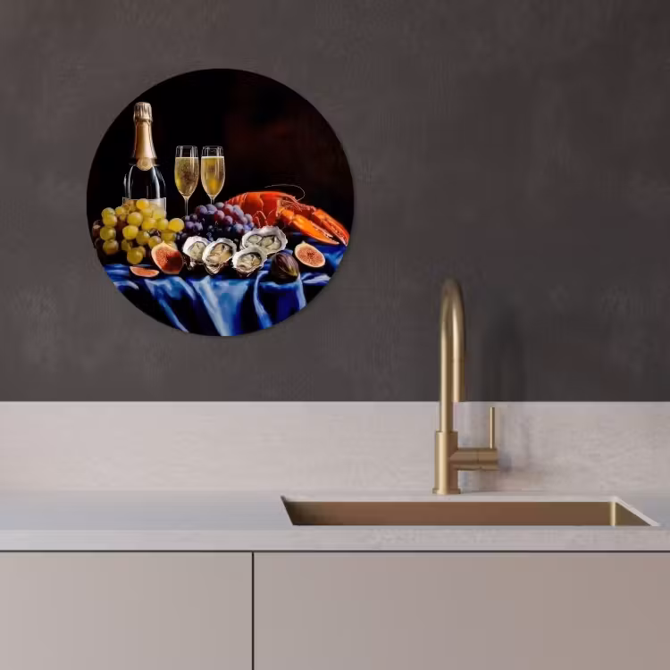 Muurcirkel - Champagne - Luxe - Oesters — 4